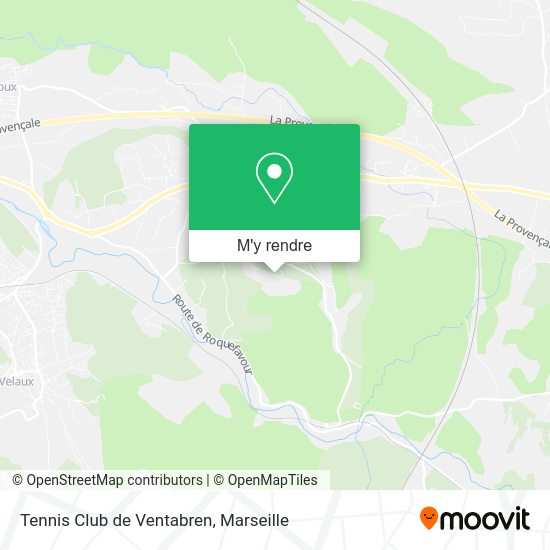 Tennis Club de Ventabren plan