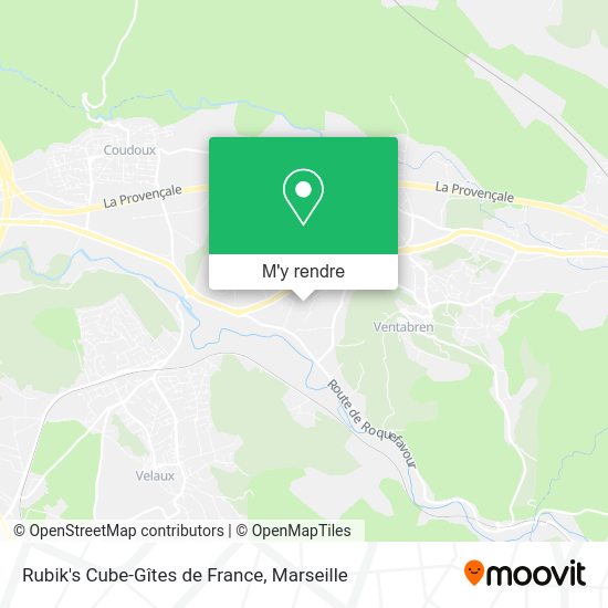Rubik's Cube-Gîtes de France plan