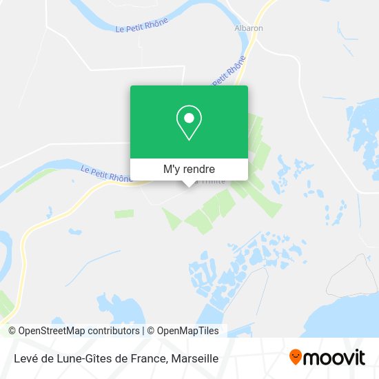 Levé de Lune-Gîtes de France plan
