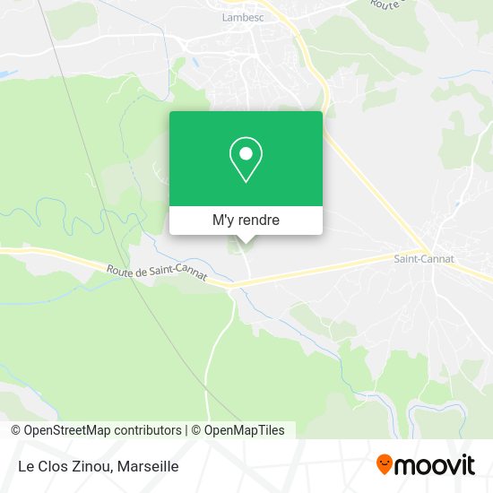 Le Clos Zinou plan