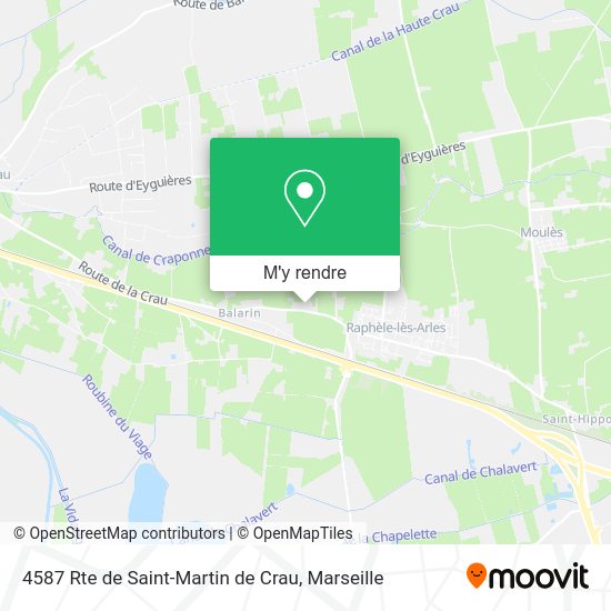 4587 Rte de Saint-Martin de Crau plan