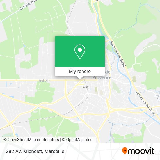 282 Av. Michelet plan