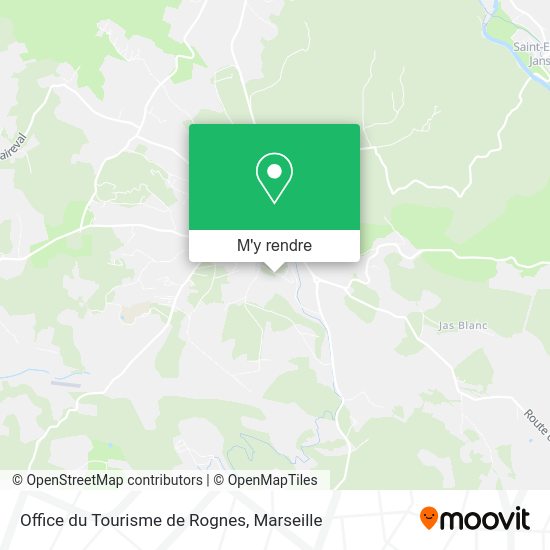 Office du Tourisme de Rognes plan