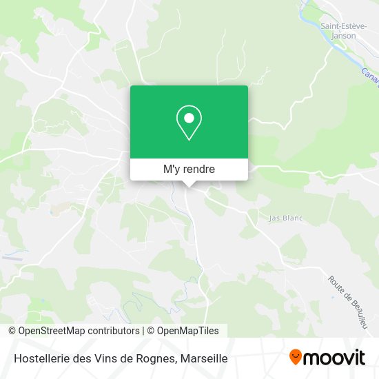 Hostellerie des Vins de Rognes plan