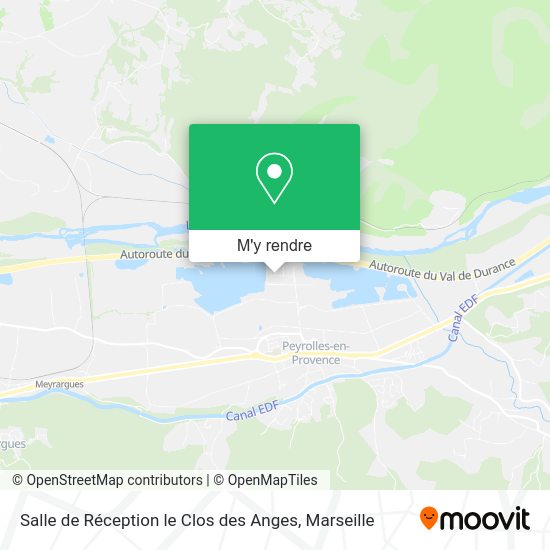 Salle de Réception le Clos des Anges plan