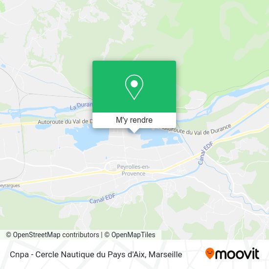 Cnpa - Cercle Nautique du Pays d'Aix plan