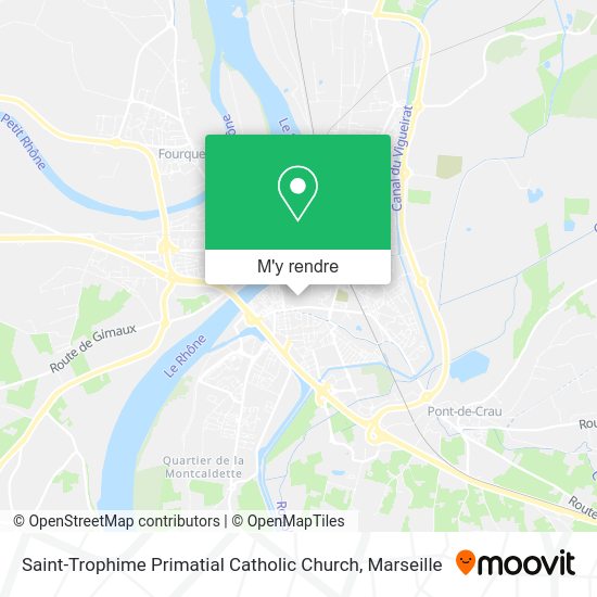 Saint-Trophime Primatial Catholic Church plan