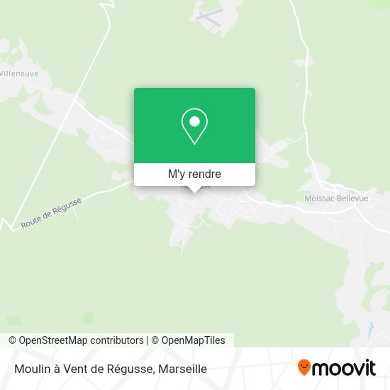 Moulin à Vent de Régusse plan