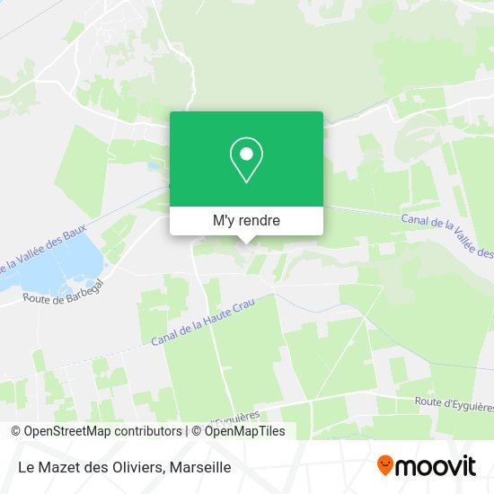 Le Mazet des Oliviers plan
