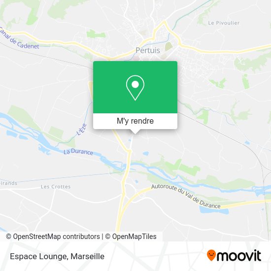 Espace Lounge plan
