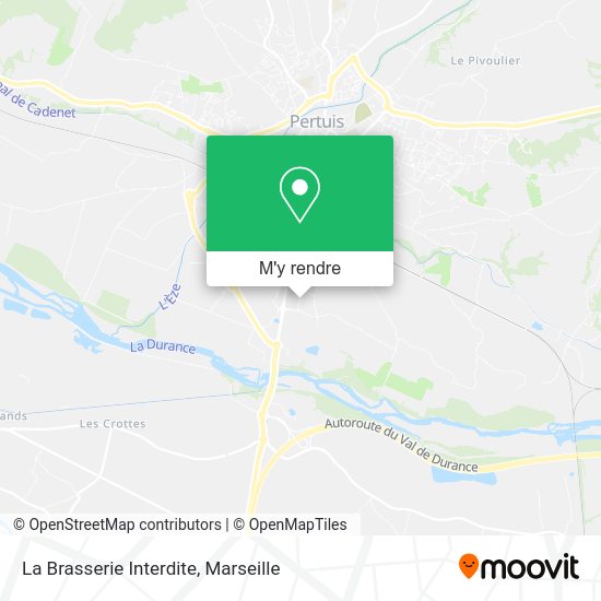 La Brasserie Interdite plan