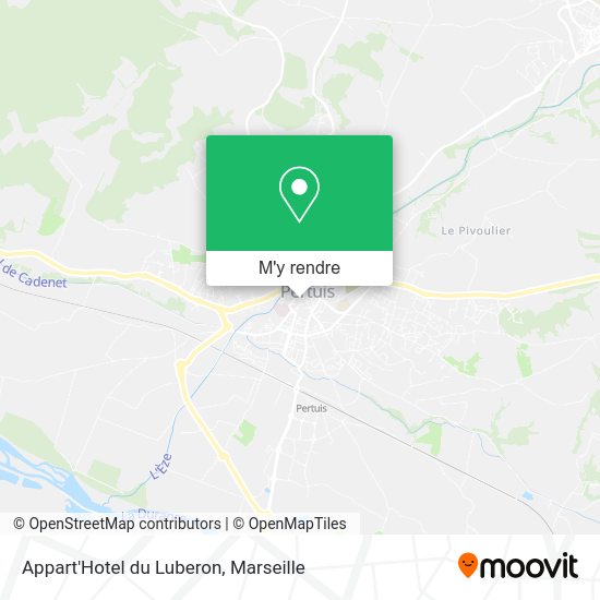 Appart'Hotel du Luberon plan