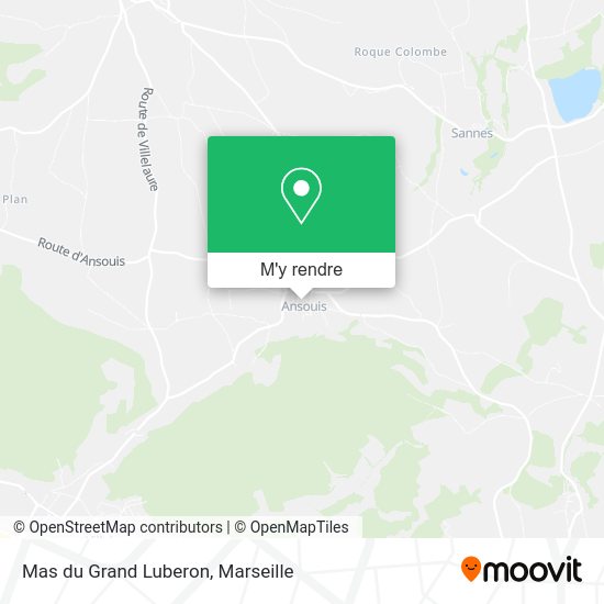 Mas du Grand Luberon plan