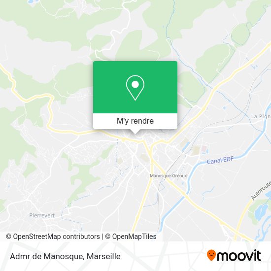 Admr de Manosque plan