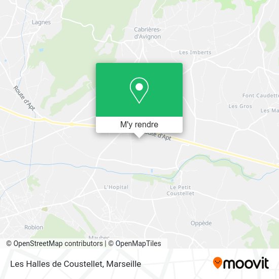 Les Halles de Coustellet plan