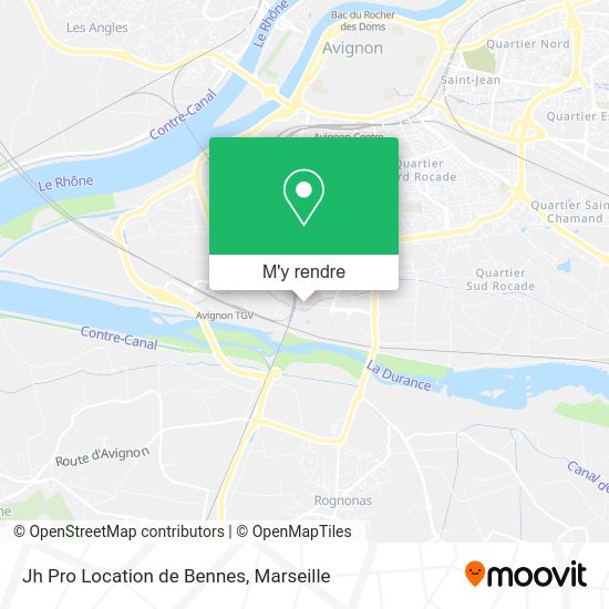 Jh Pro Location de Bennes plan
