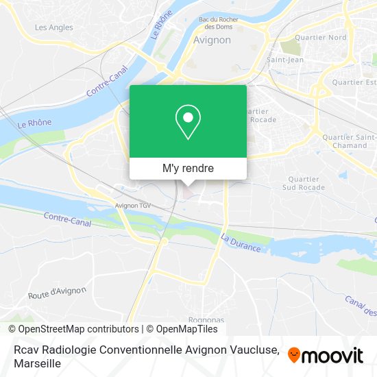 Rcav Radiologie Conventionnelle Avignon Vaucluse plan