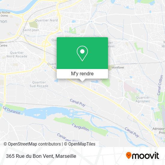 365 Rue du Bon Vent plan