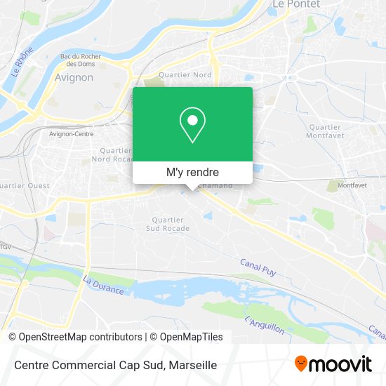 Centre Commercial Cap Sud plan
