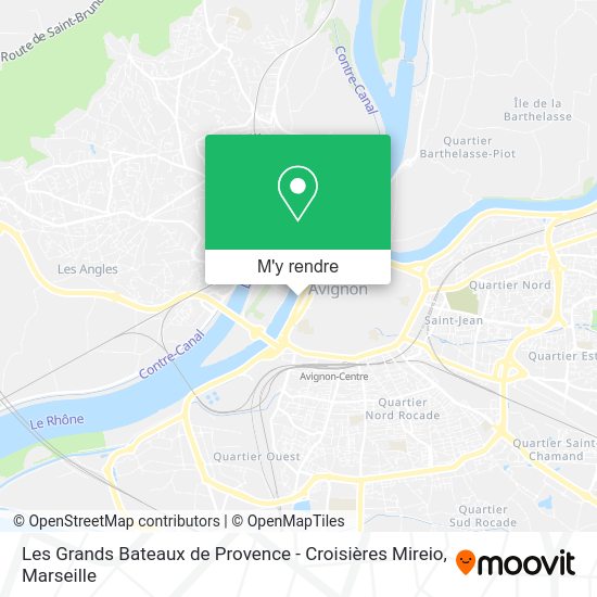 Les Grands Bateaux de Provence - Croisières Mireio plan