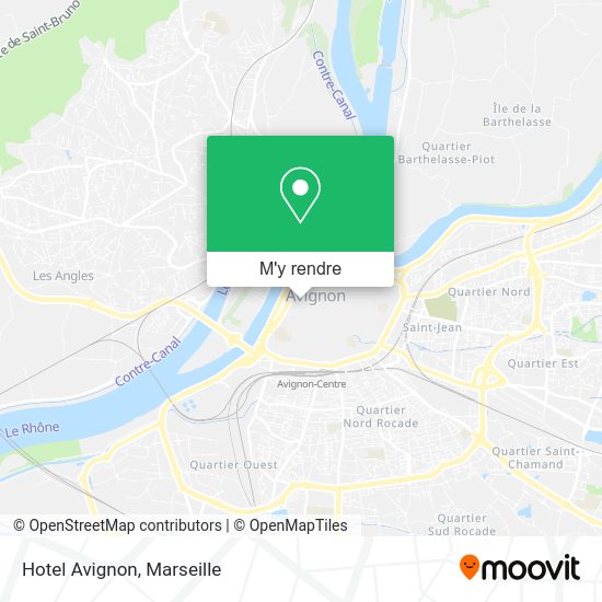 Hotel Avignon plan