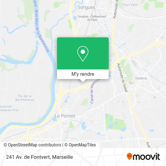 241 Av. de Fontvert plan