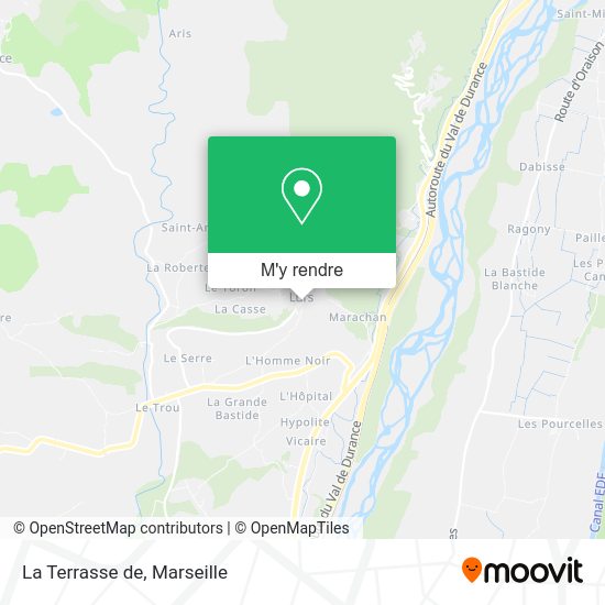 La Terrasse de plan