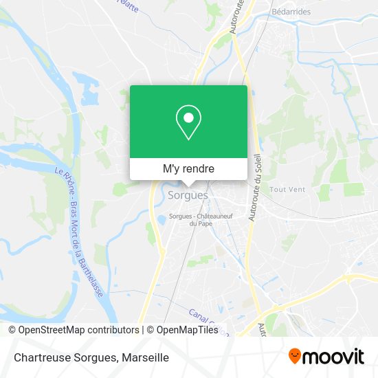 Chartreuse Sorgues plan