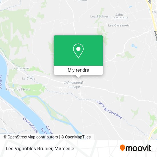 Les Vignobles Brunier plan