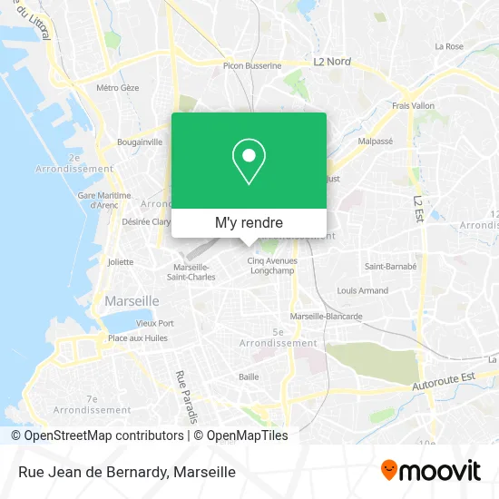 Rue Jean de Bernardy plan