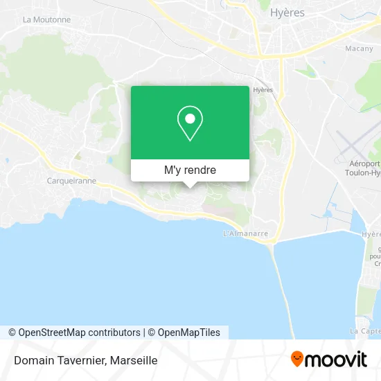 Domain Tavernier plan