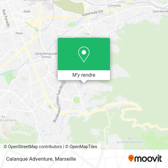 Calanque Adventure plan