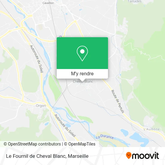 Le Fournil de Cheval Blanc plan