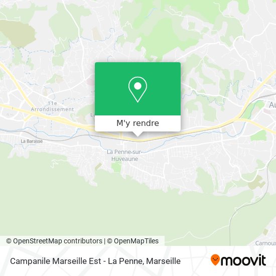 Campanile Marseille Est - La Penne plan