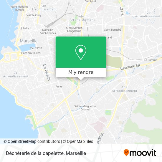 Déchèterie de la capelette plan