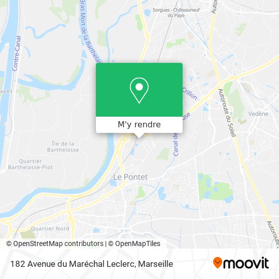 182 Avenue du Maréchal Leclerc plan