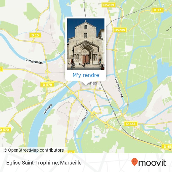 Église Saint-Trophime plan