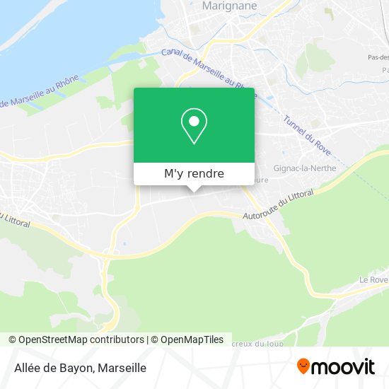 Allée de Bayon plan