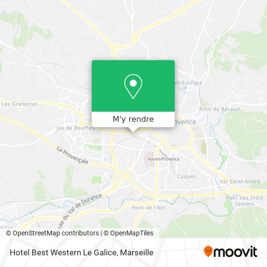 Hotel Best Western Le Galice plan