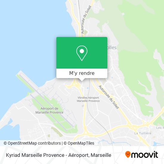 Kyriad Marseille Provence - Aéroport plan