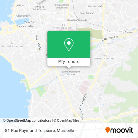 81 Rue Raymond Teisseire plan