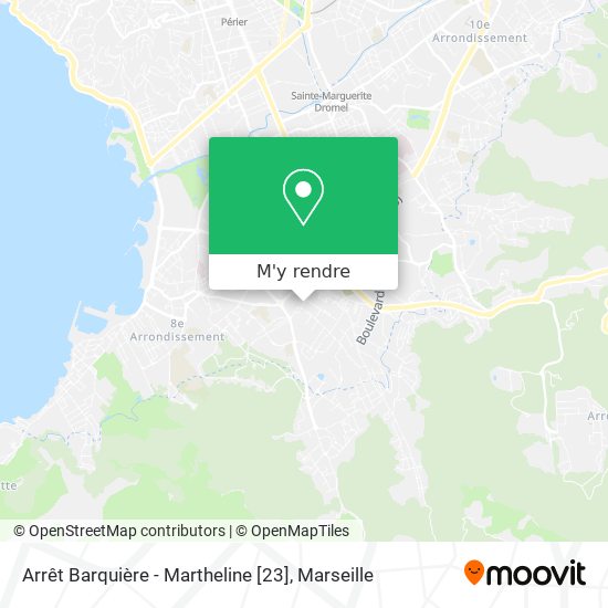 Arrêt Barquière - Martheline [23] plan
