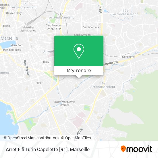 Arrêt Fifi Turin Capelette [91] plan