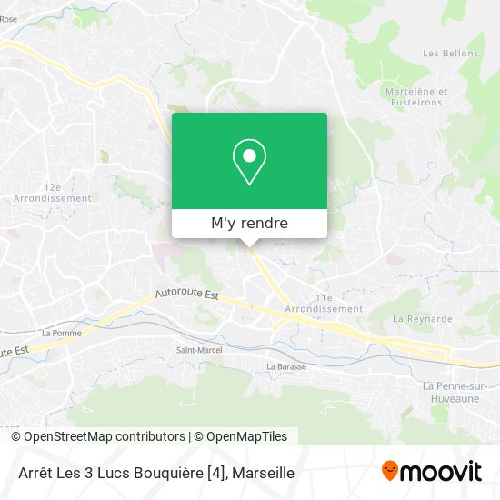 Arrêt Les 3 Lucs Bouquière [4] plan