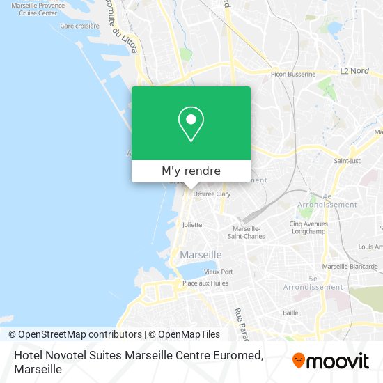 Hotel Novotel Suites Marseille Centre Euromed plan
