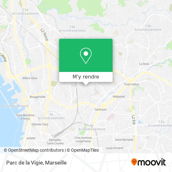 Parc de la Vigie plan