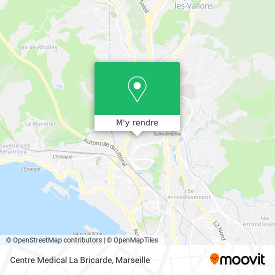 Centre Medical La Bricarde plan
