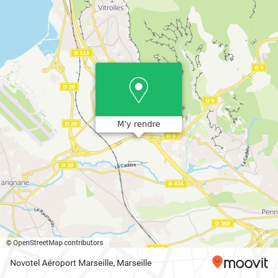 Novotel Aéroport Marseille plan