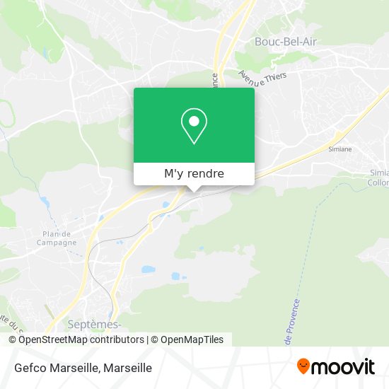 Gefco Marseille plan