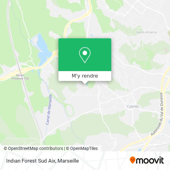 Indıan Forest  Sud Aix plan